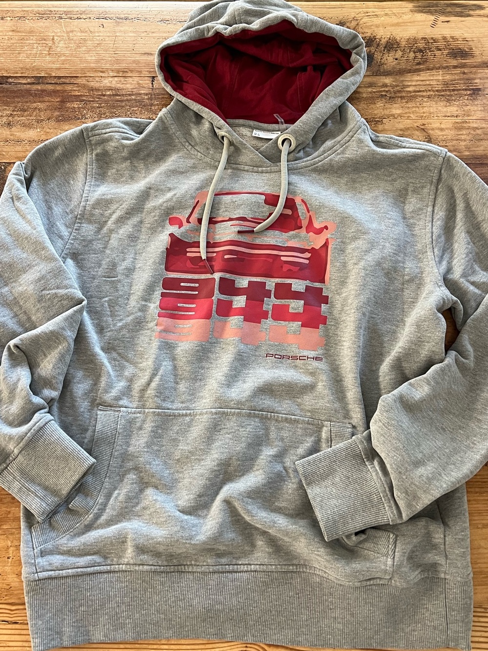 Porsche Driving Selection Herren Langarm Gray Hoodie Sz medium